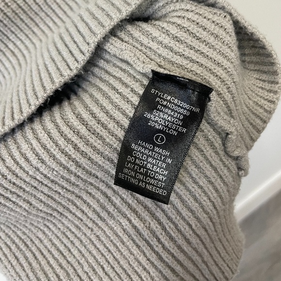 Devotion by Cyrus Cowlneck Ribbed Tunic Sweater - Picture 5 of 6